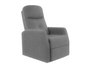 Fotel rozkładany ARES VELVET szary SIGNAL
