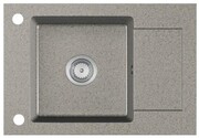 Zlewozmywak granitowy STEMA szary HALMAR