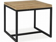 Ława LORAS C 60x60 dąb lite drewno SIGNAL