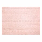 Dywan dziecięcy TRENZAS SOFT PINK 120x160 różowy LORENA CANALS