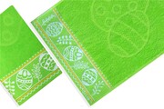 Ręcznik WIELKANOCNY 30x50 zielony GRENO