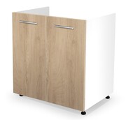 Szafka pod zlew 80 VENTO DK-80/82 dąb HALMAR