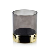 Świecznik szklany RITA MINI ⌀7x8 cm szary MONDEX