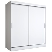 Szafa przesuwna MODUO COMFORT 180 biała mat gładka MKPOL