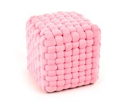 Pufa RUBIK jasnoróżowa HALMAR