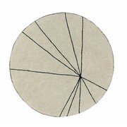 Dywan TRACE BEIGE 160x160 beżowy LORENA CANALS