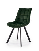 Krzesło K332 VELVET zielone HALMAR