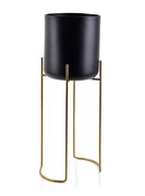 Osłonka metalowa na stojaku SWEN Ø 20x54cm czarna MONDEX