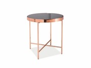 Ława GINA C czarna/miedź SIGNAL