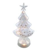 Choinka dekoracyjna z LED SANTA LILA 11x7,5xh23cm MONDEX