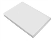 Prześcieradło satynowe 160x210 białe bez gumki GRENO