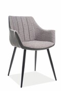 Krzesło BRUNO szare/czarne SIGNAL
