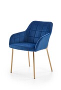 Krzesło K306 VELVET granatowe HALMAR