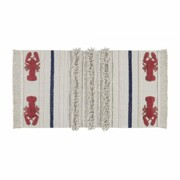 Dywan MINI LOBSTER L 170x240 beżowy/czerwony LORENA CANALS