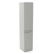 Szafka łazienkowa LOFT 35 wysoka z koszem szary mat 4STOL