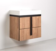 Szafka pod umywalkę nablatową LENS K2.UU60 60 hikora z umywalką LELOUP