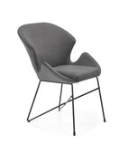 Krzesło K458 VELVET szare HALMAR