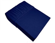 Prześcieradło z gumką Jersey Frotex 160x200 granatowe GRENO