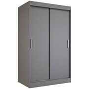 Szafa przesuwna MODUO COMFORT 120 antracyt gładka MKPOL