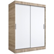 Szafa przesuwna MODUO COMFORT 150 dąb sonoma/biała mat gładka MKPOL