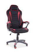 Fotel gamingowy ZENVO czarny/czerwony SIGNAL