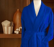 Szlafrok bawełniany CORTINA Frotex XL granatowy GRENO