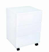 Kontenerek biurowy JSGW-010 biały UNIQUE