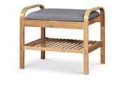 Stojak na buty ST-12 szary/naturalny HALMAR