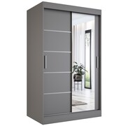 Szafa przesuwna MODUO COMFORT 2 120 antracyt z lustrem MKPOL