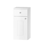 Szafka łazienkowa VERONA D30 S/1 P/L z blatem biały połysk STOLKAR