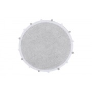 Dywan dziecięcy BUBBLY LIGHT GREY 120x120 szary LORENA CANALS