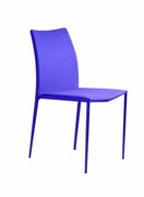 Krzesło DESIGN fioletowe tkanina UNIQUE