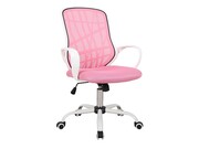 Fotel biurowy DEXTER różowy/biały SIGNAL
