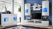 Meblościanka RENO biała/biały połysk FURNIVAL