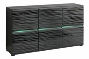 Komoda BLADE 4 SB czarna FURNIVAL