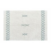 Dywan ATLAS NATURAL VINTAGE BLUE L 170x240 niebieski LORENA CANALS