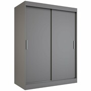 Szafa przesuwna MODUO COMFORT 150 antracyt gładka MKPOL