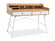 Biurko B-160 dąb/białe SIGNAL