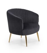 Fotel CROWN czarny HALMAR