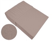Prześcieradło z gumką frotte Bielbaw 220x200 cafe GRENO