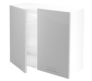 Szafka kuchenna wisząca z ociekaczem 80 VENTO GC-80/72 jasnoszary połysk HALMAR