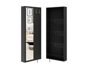 Szafa do przedpokoju obrotowa WRAP czarna SWIVBOX