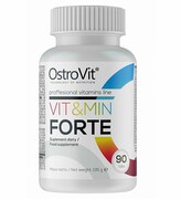 MULTIWITAMINY + MINERAŁY OSTROVIT FORTE Vit&Min 90 tabs MULTIWITAMINY I MINERAŁY MAKROELEMENTY MIKROELEMENTY OSTROVIT