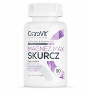 MAGNEZ MAX SKURCZ + WITAMINY - OSTROVIT 60 tabs MAGNEZ MAX SKURCZ + WITAMINY - OSTROVIT 60 tabs OSTROVIT 60 tabs MINERAŁ OSTROVIT