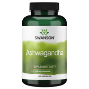 Ashwagandha Swanson - Pamięć, koncentracja 100 kap. Ashwagandha Swanson - Pamięć, koncentracja 100 kap. SWANSON
