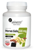 Morwa Biała Medica 500 mg z cynamonowcem i chromem - 180tab. Morwa Biała Medica 500 mg z cynamonowcem i chromem Aliness - 180tab. Aliness