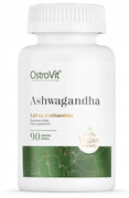 Ashwagandha - Pamięć, koncentracja 90 tabletek VEGE Ashwagandha - Pamięć, koncentracja 90 tabletek OSTROVIT OSTROVIT