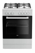 Kuchnia gazowo-elektryczna Beko FSE62120DW - zdjęcie 9
