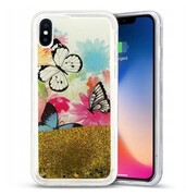 WYP Zizo Liquid Glitter Star Case - Etui iPhone X (Butterflies) Techonic