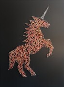 Obraz Jednorożec String Art 60cm/80cm Techonic